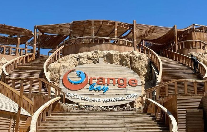 Hurghada: Full Day Boat Trip to Orange Bay Island, Snorkeling and lunch