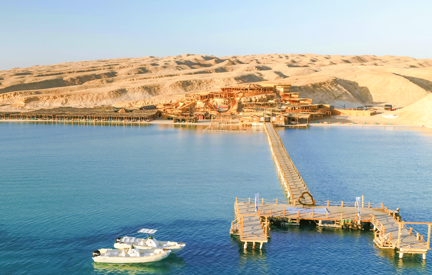 Hurghada: Full Day Boat Trip to Orange Bay Island, Snorkeling and lunch